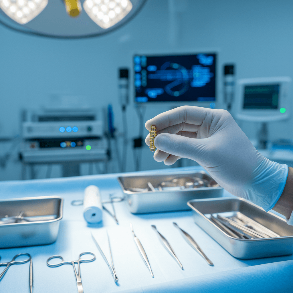 Micro implante de oro innovador